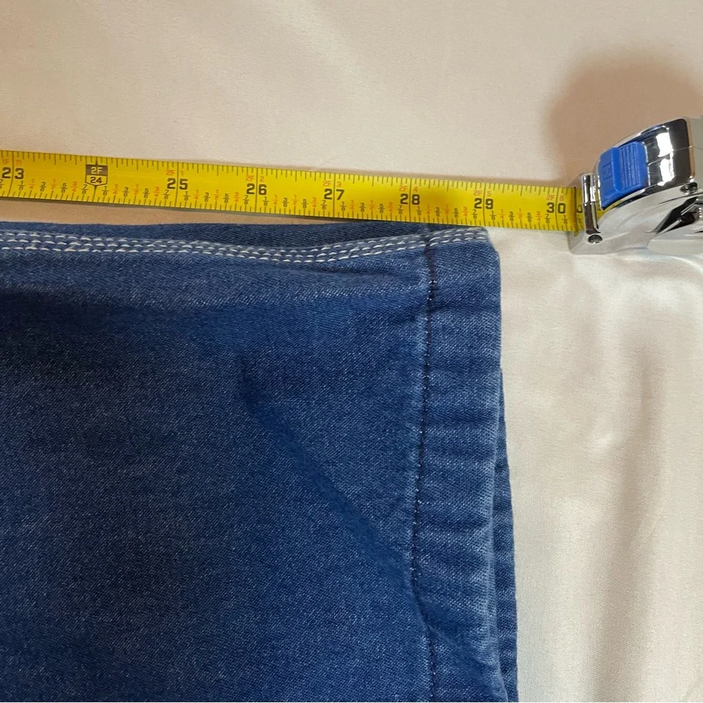 liberty denim bib